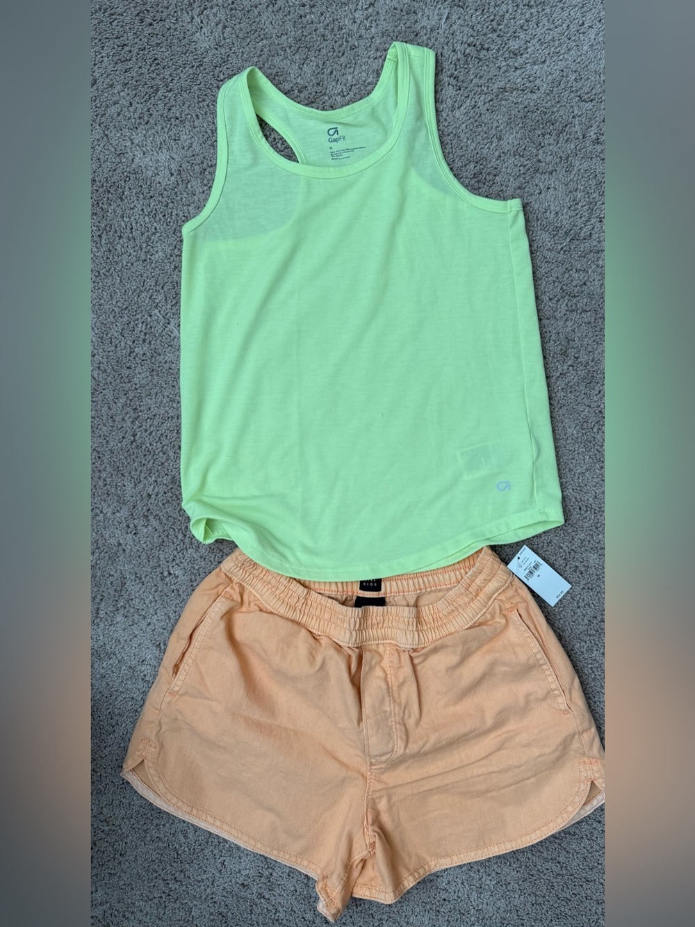 GAP Kids shorts and gap fit tank NWT